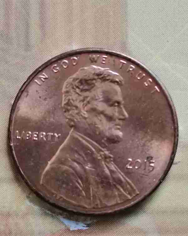 美国2015年版1美分硬币U.S. 2015 1 Cent Coin